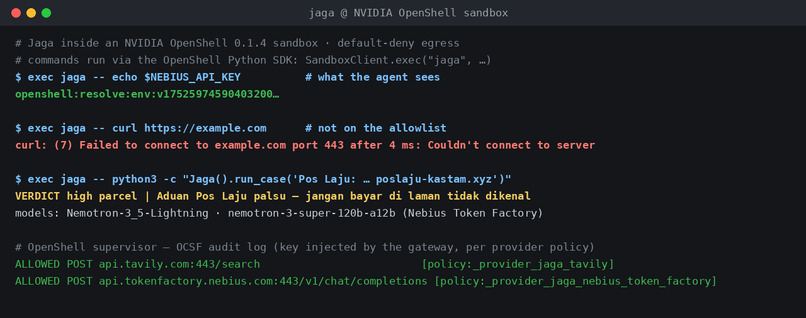 Jaga: a scam guardian that verifies before it warns – screenshot 5