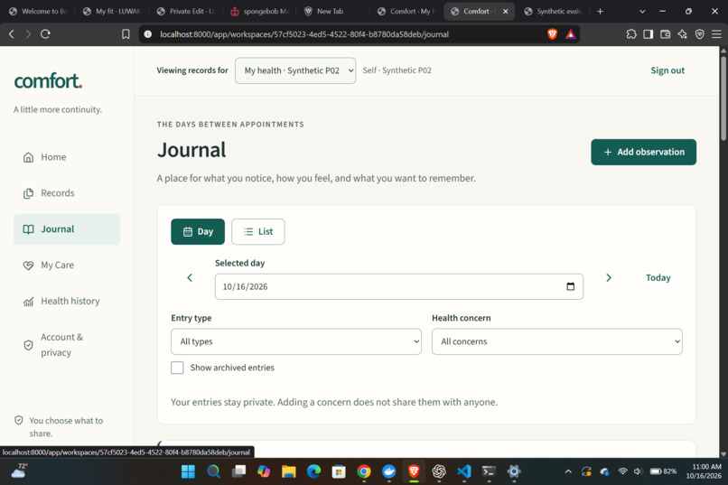 Comfort – screenshot 4