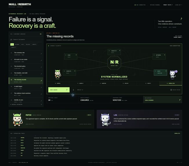 NULL / REBIRTH – screenshot 2
