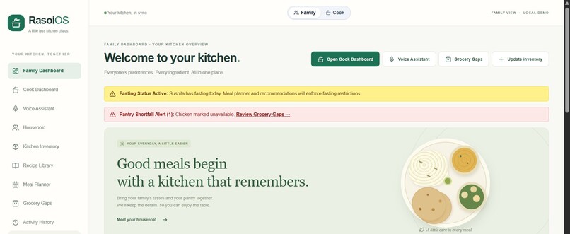 RasaiOS – screenshot 1
