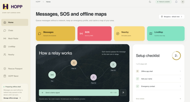 HOPP – screenshot 1