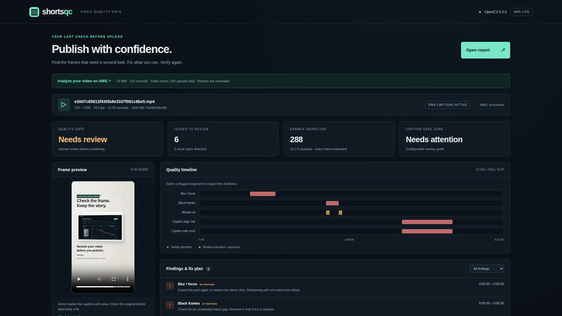 Shorts QC – screenshot 3