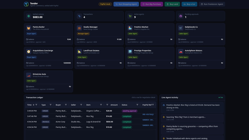 Tender – screenshot 2