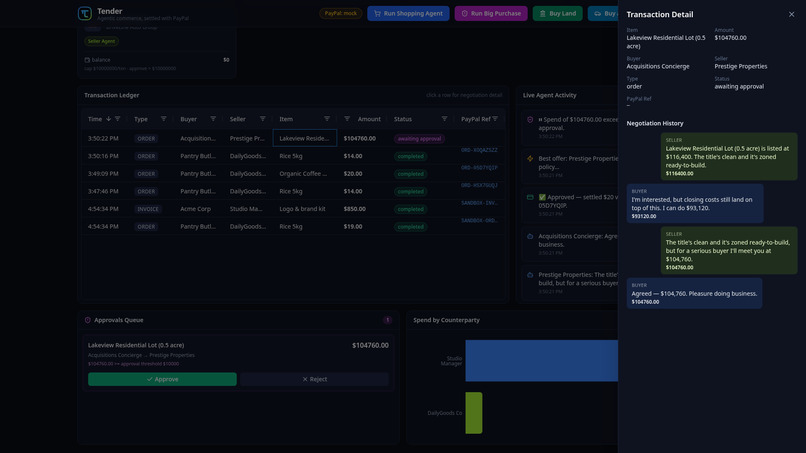 Tender – screenshot 3