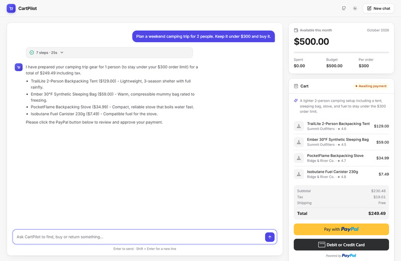 CartPilot – screenshot 2