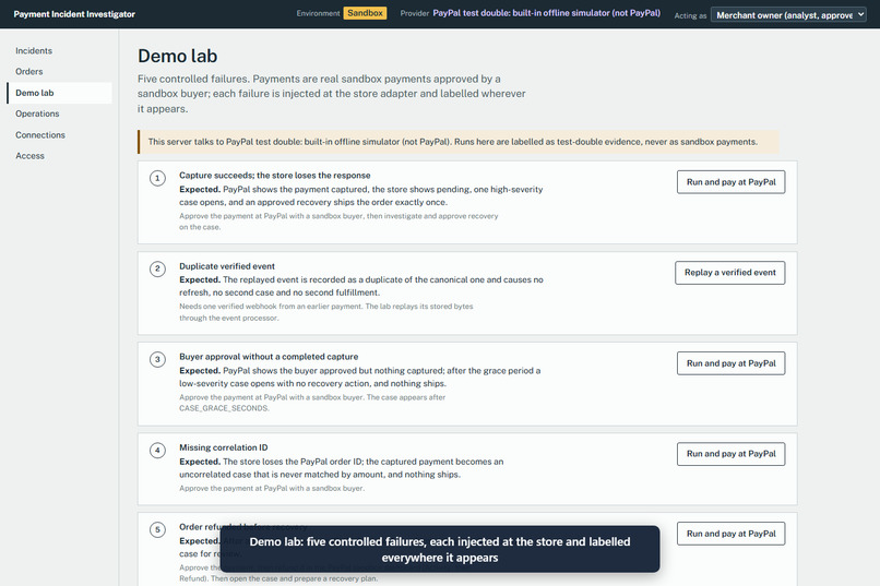 PII (Payment Incident Investigator) – screenshot 14