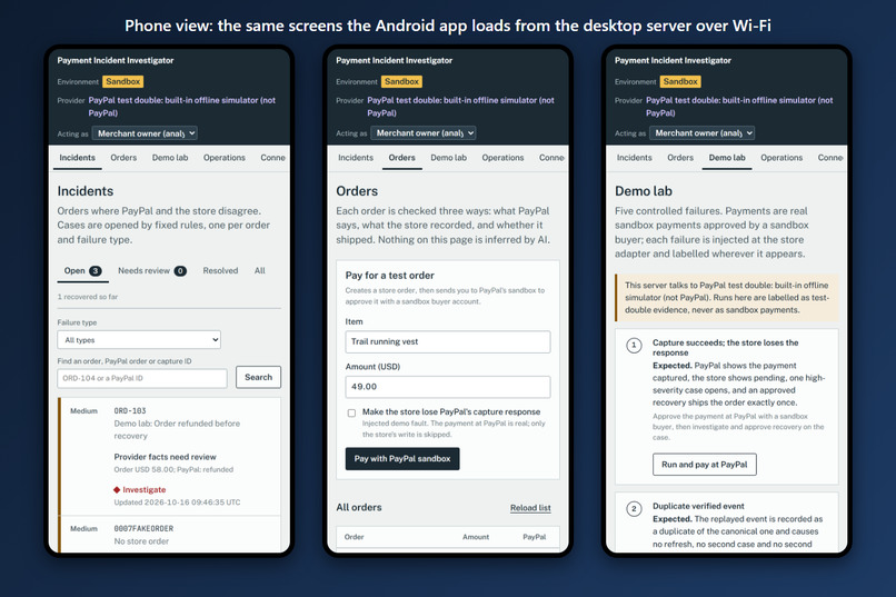PII (Payment Incident Investigator) – screenshot 19