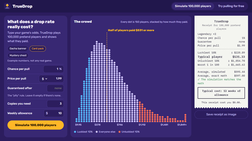 TrueDrop – screenshot 3