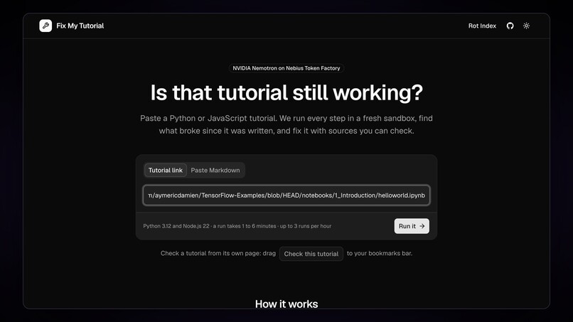 Fix My Tutorial – screenshot 1