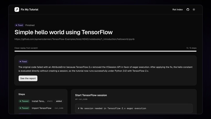 Fix My Tutorial – screenshot 4