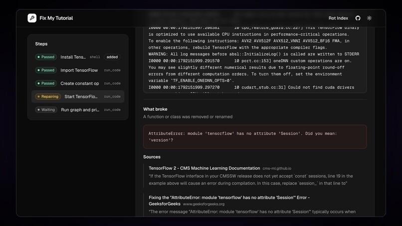 Fix My Tutorial – screenshot 2