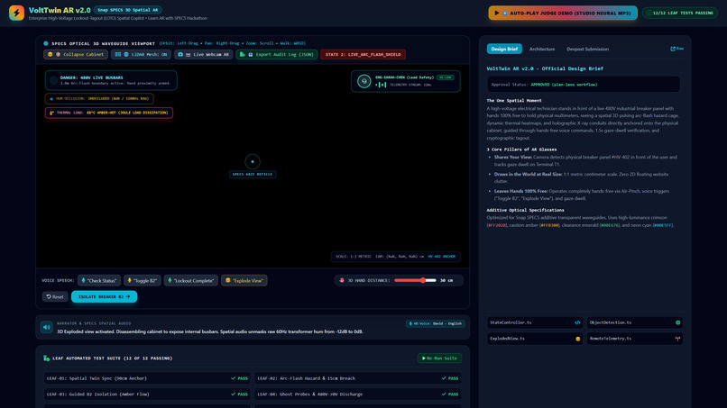 VoltTwin AR v2.0 - Safety Copilot for SPECS – screenshot 4