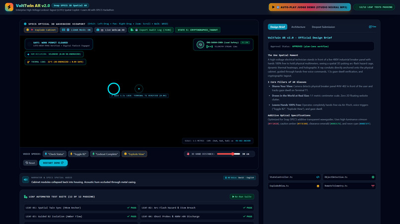VoltTwin AR v2.0 - Safety Copilot for SPECS – screenshot 5