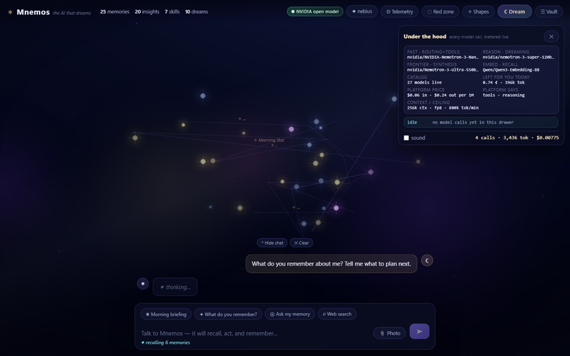 Mnemos — memory you can see, question, and own – screenshot 1