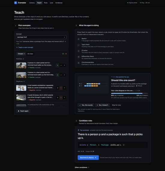 Exemplar: Teach Your Ring Camera by Example – screenshot 2