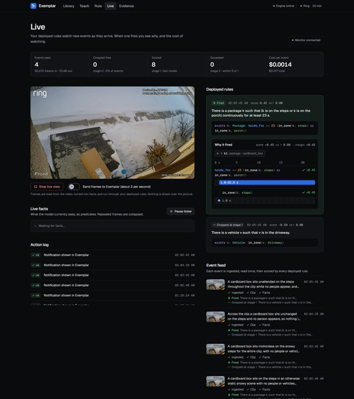 Exemplar: Teach Your Ring Camera by Example – screenshot 4