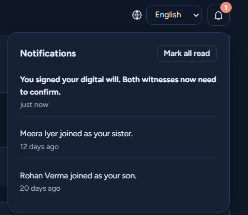 Digital Will Assistant – screenshot 10