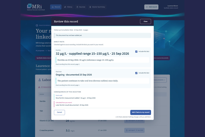 MRI | Medical Records Interlinked – screenshot 2