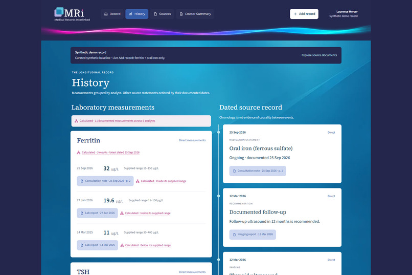 MRI | Medical Records Interlinked – screenshot 5