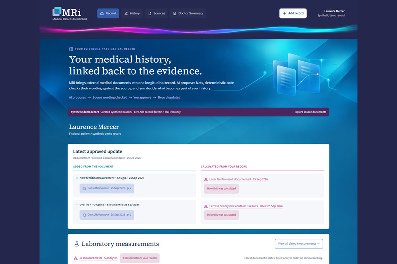 MRI | Medical Records Interlinked – screenshot 1