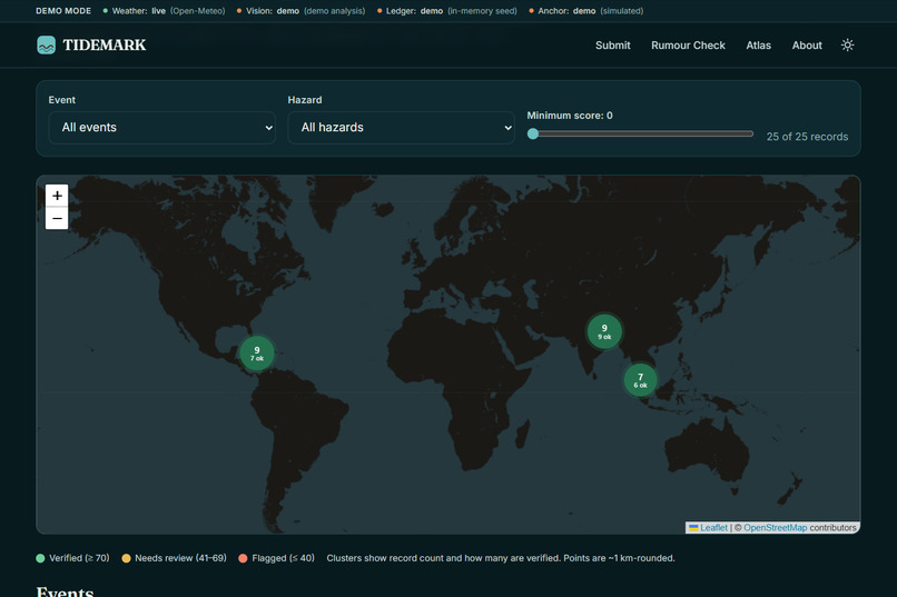 TIDEMARK — Physics-Checked Disaster Evidence – screenshot 5