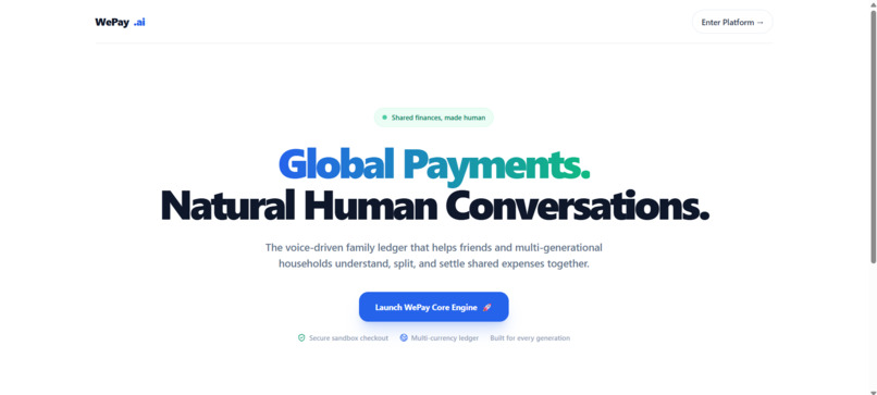 WePay – screenshot 1