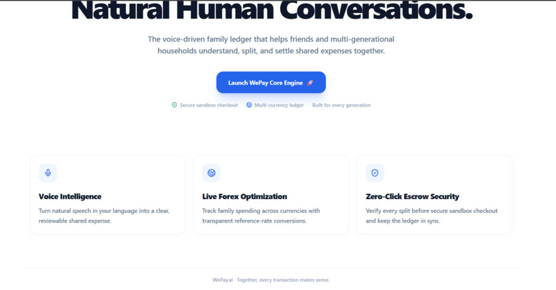 WePay – screenshot 2