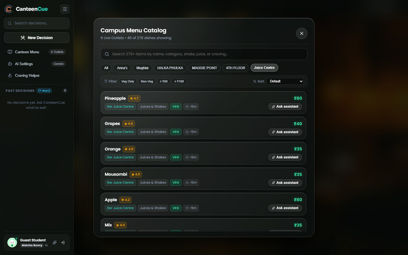 Canteen Cue – screenshot 5