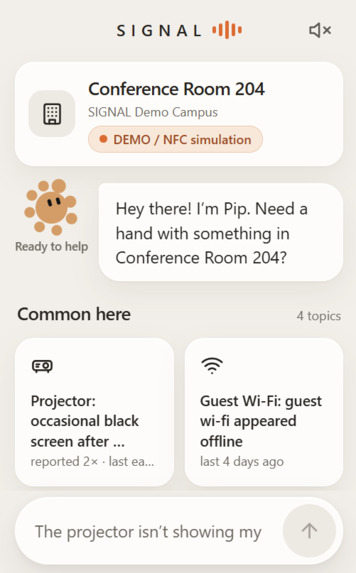 SIGNAL - Don't just report it. Resolve it. – screenshot 2