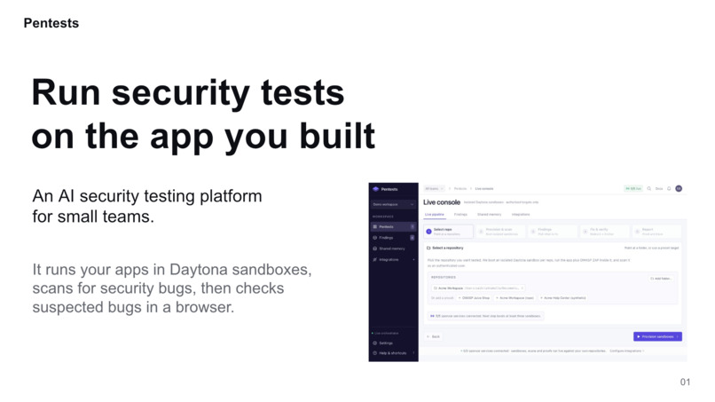 Pentests – screenshot 1