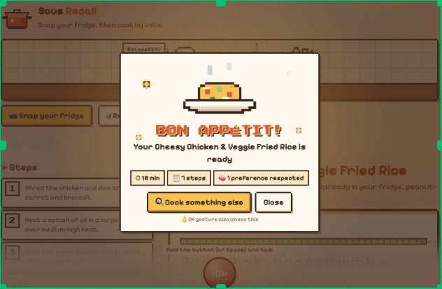 Sous Recall – screenshot 1