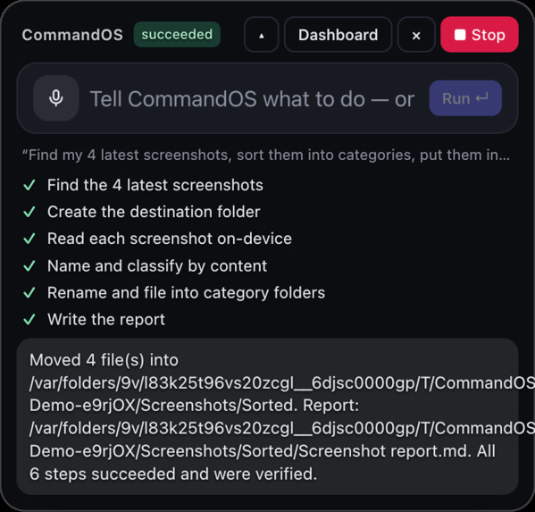 CommandOS – screenshot 6