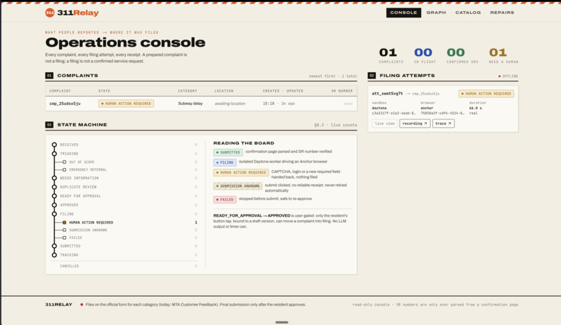 311Relay – screenshot 1