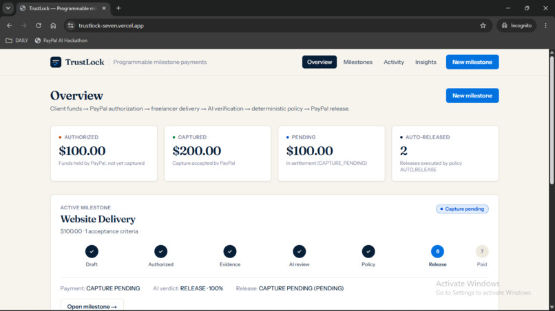 TrustLock – screenshot 1