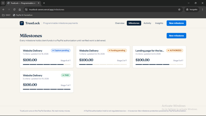 TrustLock – screenshot 2