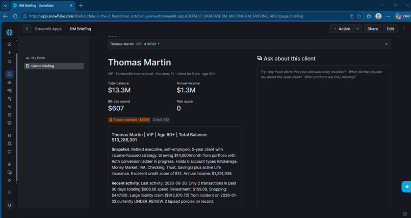 Relationship Management Briefing – screenshot 2