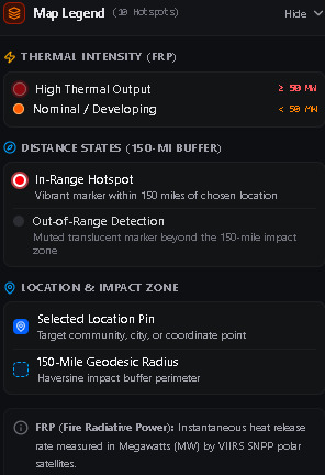 Wildfire Impact Tracker – screenshot 1