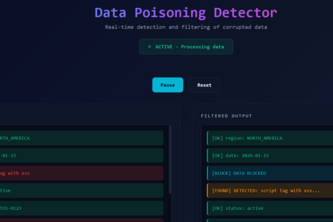EcoGuard: Real-Time Data Poisoning Detector 