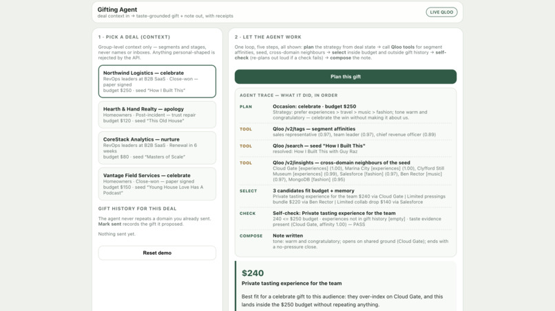 Gifting Agent – screenshot 2