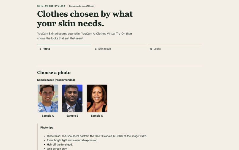 Skin-Aware Stylist – screenshot 2