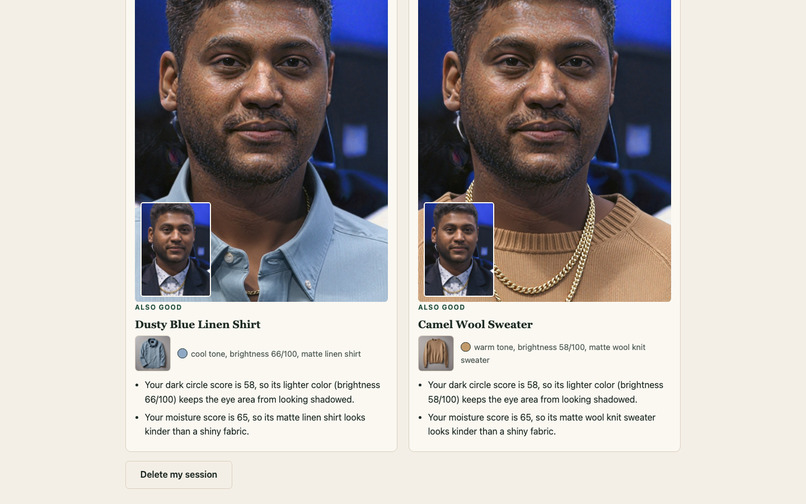 Skin-Aware Stylist – screenshot 3