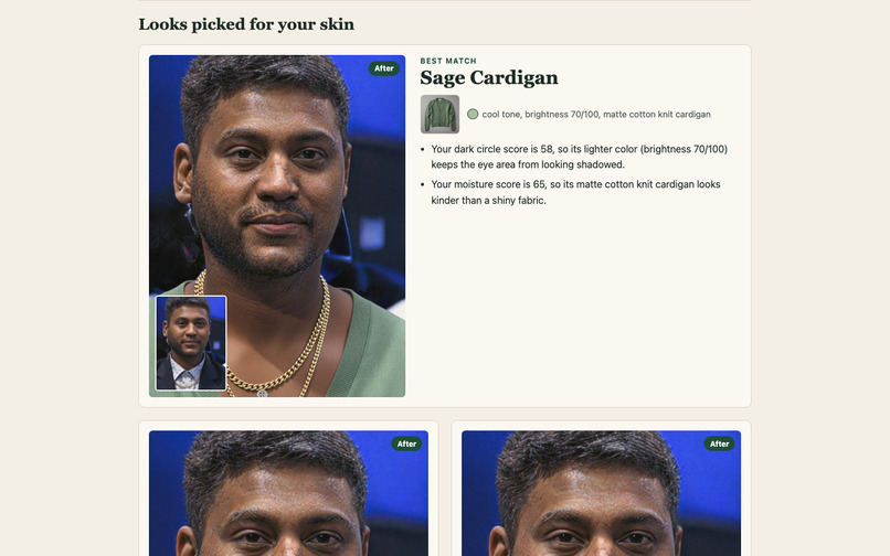 Skin-Aware Stylist – screenshot 4