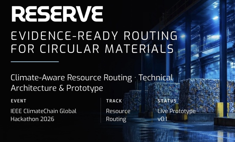 RESERVE: Climate-Aware Routing for Circular Materials – screenshot 1