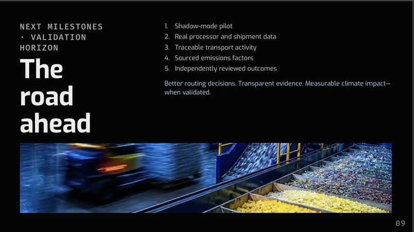 RESERVE: Climate-Aware Routing for Circular Materials – screenshot 9