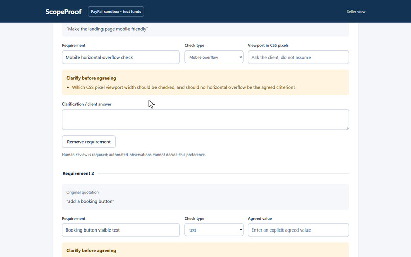 ScopeProof – screenshot 1