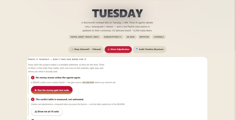 Tuesday – screenshot 1