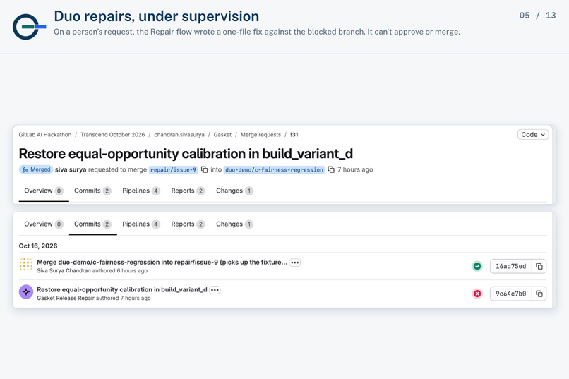 Gasket: release gate for ML models – screenshot 5