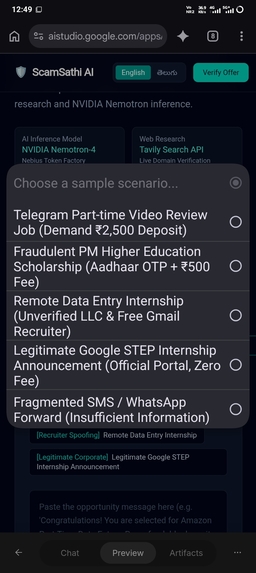 ScamSathi AI – Intelligent Scam Verification Agent – screenshot 5