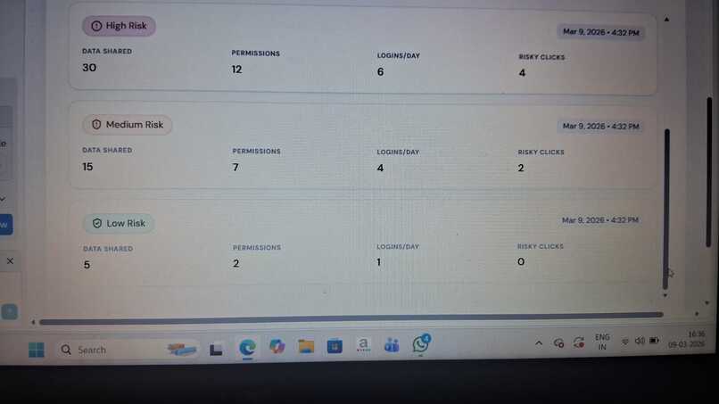 PERSONAL DATA PRIVACY RISK PREDICTION USING AI. – screenshot 3