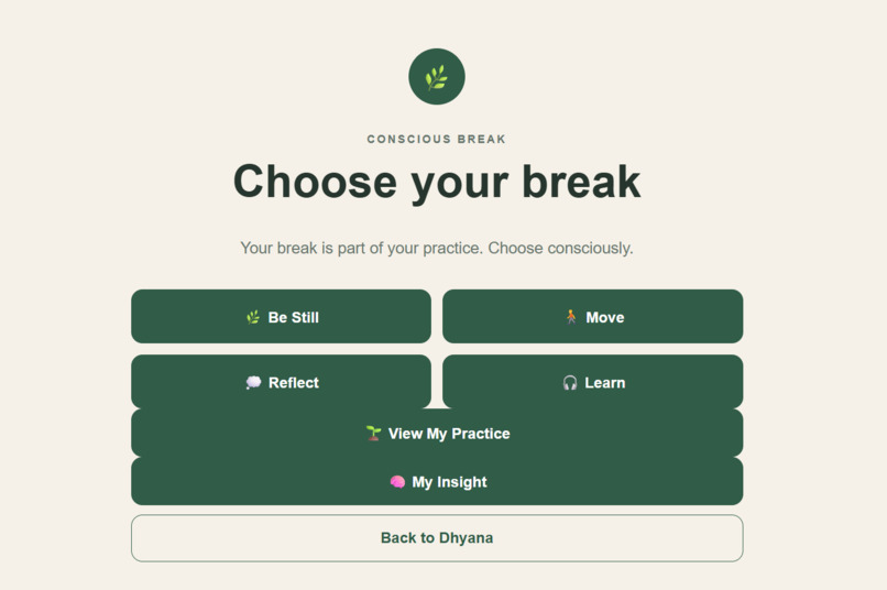 Dhyana focus app – screenshot 3